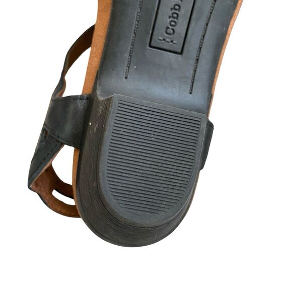 Cobb Hill Aubrey Mary Jane T-strap Shoes 10M EU 41 Black Leather Heels Retro - Picture 8 of 9